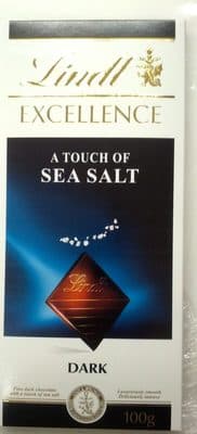 Lindt excellence - a touch of sea salt Dark