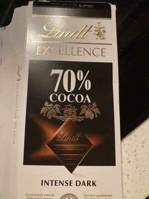 Lindt 70% cocoa