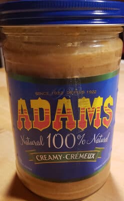 100% Natural Peanut Butter, Creamy