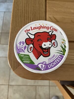 Lightest creamy 2% fat cheese spread