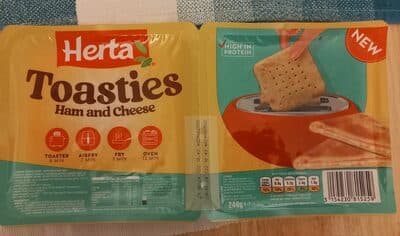 Toasties ham and cheese