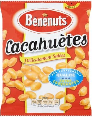 Cacahuètes délicatement salées