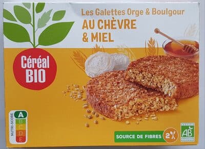 Les galettes orge et boulgour au chvre miel