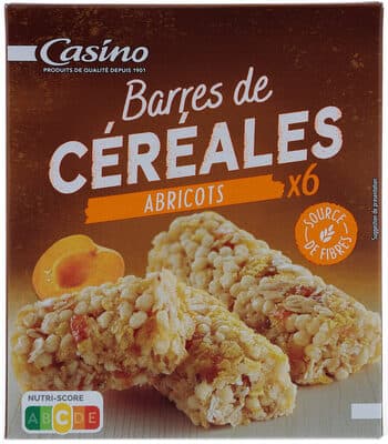 Barres crales abricot