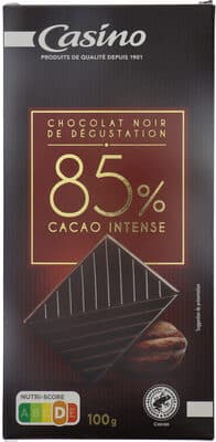 Noir dgustation 85% de cacao intense