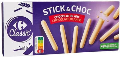 Stick & Choc Chocolat blanc
