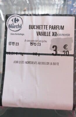 Bchette vanille