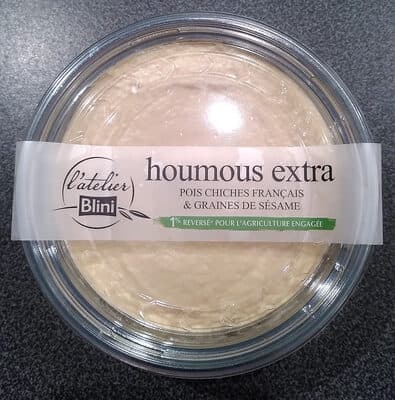 Houmous extra - Pois chiches français & graines de sésame