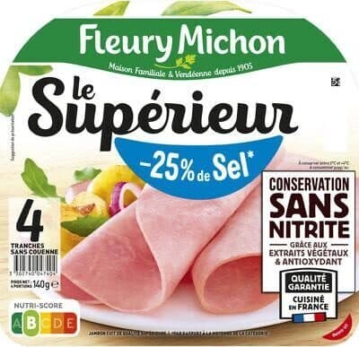 Le Suprieur -25% de Sel - Conservation sans Nitrite