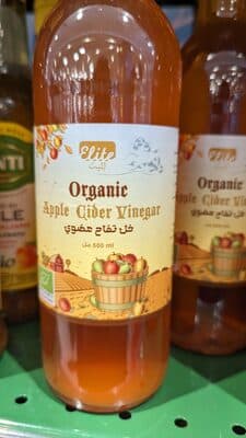 Elite's organic apple cider vinegar