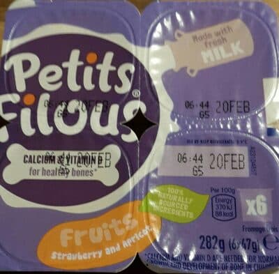 Petits Filous Apricot & Strawberry