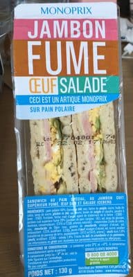 Jambon fum oeuf salade