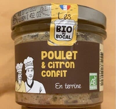 Poulet et citron confit en terrine