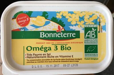 Margarine Omga 3 Bio