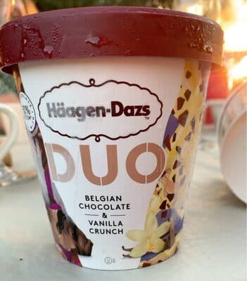 Belgian chocolate & vanilla crunch