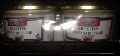 Rillettes de canard fum