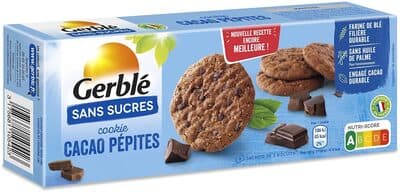 Cookies Cacao Ppites Sans Sucres