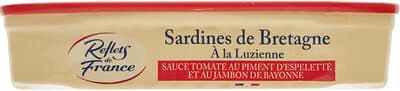 Sardines de Bretagne à la Luzienne sauce tomate au piment d'Espelette et au jambon de Bayonne
