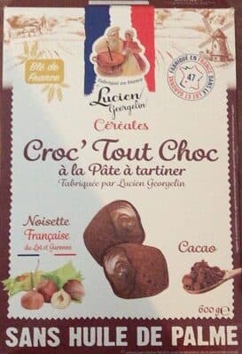 Croc tout choc la pate tartiner