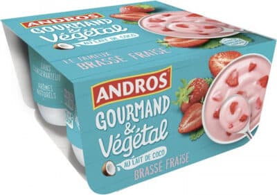Gourmand & Végétal Au Lait De Coco Brassé Fraise