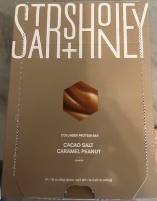 Cacao Salt Caramel Peanut Collagen Protein Bar