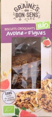 Biscuits croquants avoine et figues