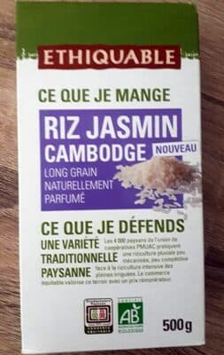 Riz Jasmin Cambodge
