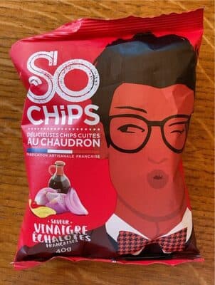 Chips de pomme de terre saveur vinaigre et chalotes