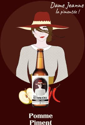 Kombucha | Apple - Chili Pepper
