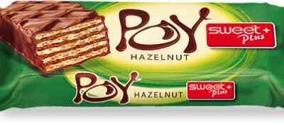 Wafer Dessert With Hazelnut Cream, Hazelnuts And Cocoa-Milk Coating
