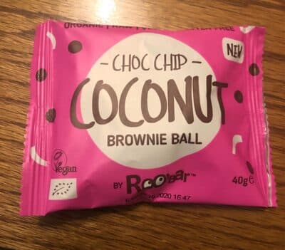 Choc chip Coconut Brownie Ball