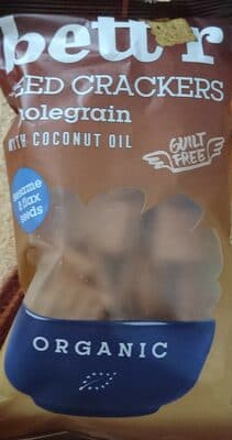 Seed Crackers Wholegrain With Coconut Oil