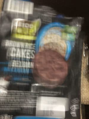 Rice Up Brown Rice Cake Black Imperial Rice Unsalted Vegan