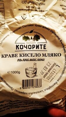 Cow's yogurt