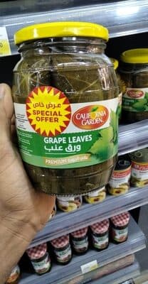 California garden grape leaves
