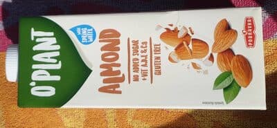 O'plant Almond No Added Sugar
