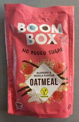 Oat Meal: Raspberry & Vanilla flavour