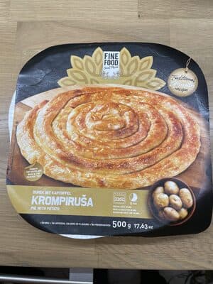 Pie with potato