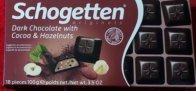 Dark Chocolate with Cocoa & Hazelnuts