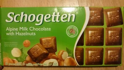 Schogetten: Alpine Milk Chocolate with Hazelnuts