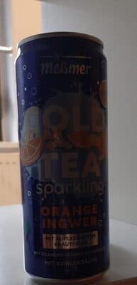 Cold tea sparkling