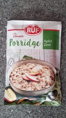 Unser Porridge Apfel Zimt
