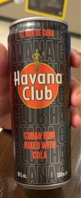 Havana Club Cuban Rum mixed with Cola