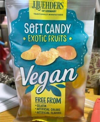 Soft candy exotic fruits