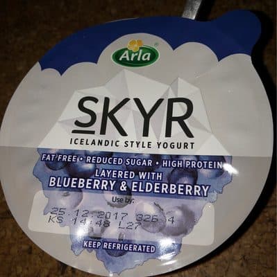 Arla Skyr Icelandic Style Yogurt, Blueberry