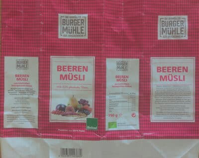 Beeren Müsli