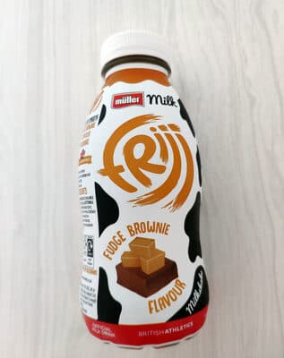 Fudge brownie flavour milkshake