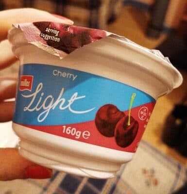 Müller light yoghurt
