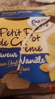 Petit pot de crme - Saveur Vanille