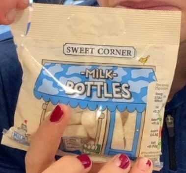 Milk bottles